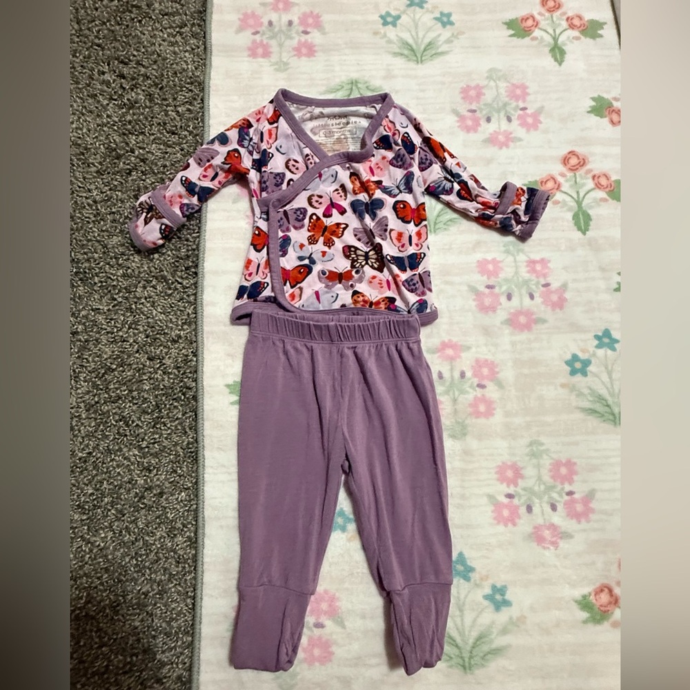 Butterfly kisses 2 piece outfit